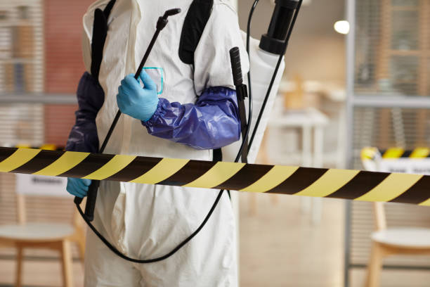 Professional Biohazard Cleanup technician working in Slayton, MN